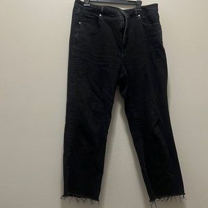 Loft high rise black jeans